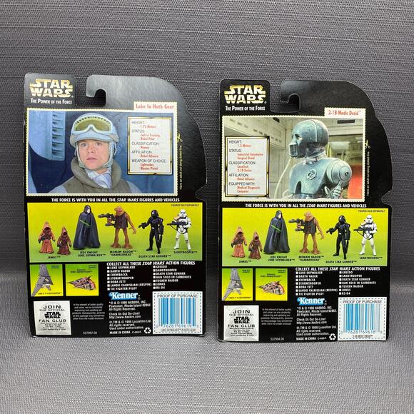 Kenner 1996 Star Wars The Power o/t Force Luke Skywalker 2-113 Medic Droid - Picture 2 of 6